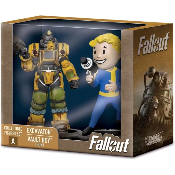 Set dvou figutek Syndicate Collectibles Fallout - Excavator & Vault Boy (Set A) - Figurky - Obrázek Q50F000P01
