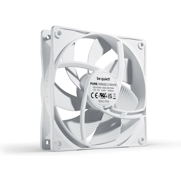 Be quiet! Pure Wings 3 120mm PWM bílý - Ventilátory pro PC - Obrázek Q53B000L01
