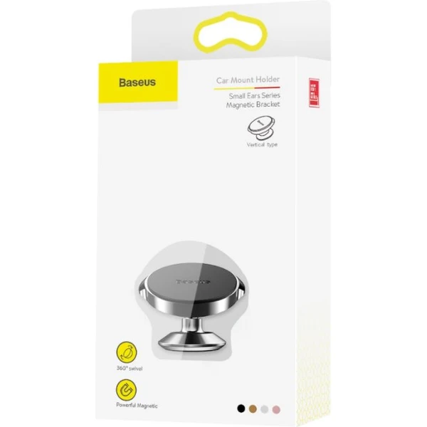 Baseus Small Ears magnetický držák s přísavkou černý - Držáky - Obrázek Q54G100501