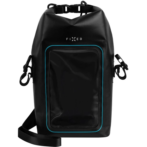 FIXED Float Bag 3L voděodolný vak s kapsou pro mobilní telefon černý - Pouzdra - Obrázek Q555000N01