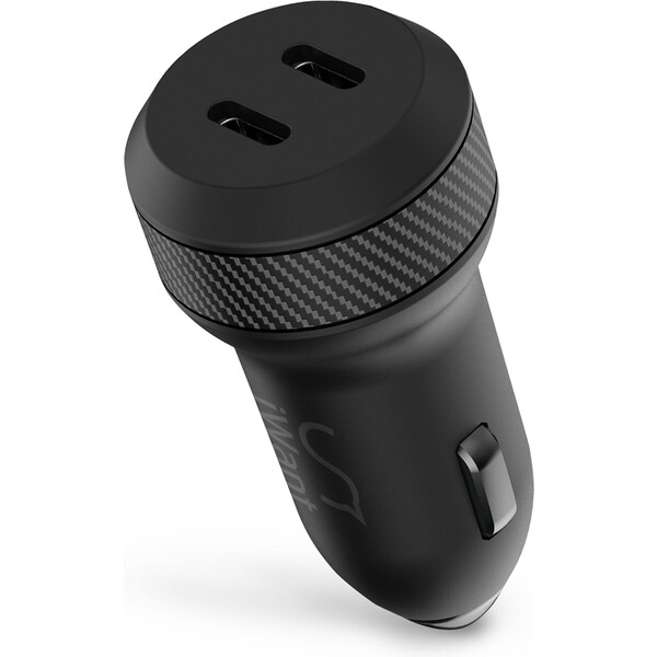 iWant 60W PD CAR Charger černá Černá