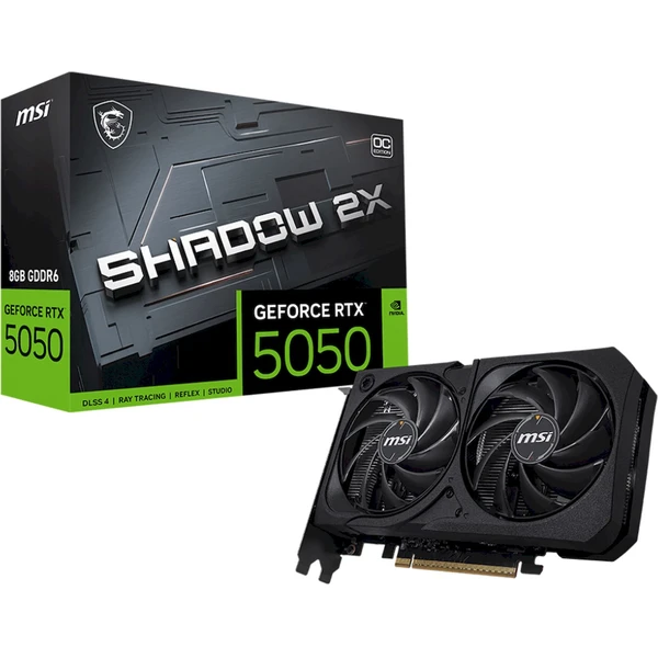 MSI NVIDIA GeForce RTX 5050 8G SHADOW 2X OC  - Grafické karty - Obrázek Q5BE000K01