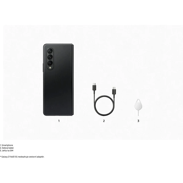 Samsung Galaxy Z Fold3 5G 12GB/256GB černá - Mobilní telefony - Obrázek Q5PX000501