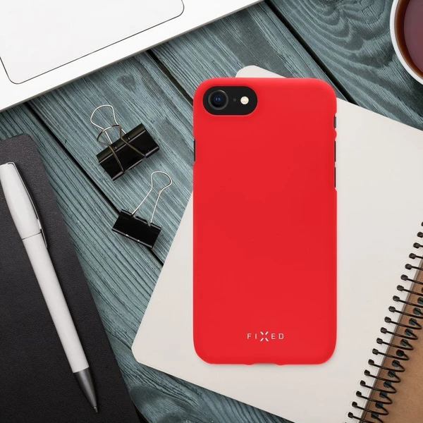 FIXED Story silikonový kryt Apple iPhone 13 červený - Pouzdra - Obrázek Q5TZ000501