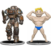 Set dvou figurek Syndicate Collectibles Fallout - Raider & Vault Boy (Strong) 7 cm (Set E) - Figurky