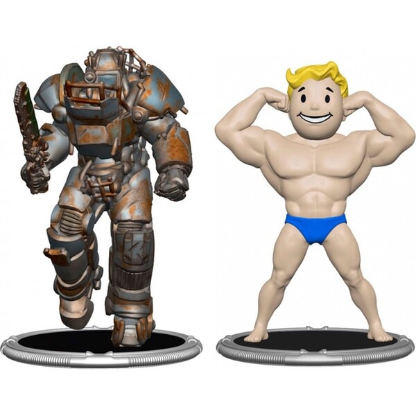 Set dvou figurek Syndicate Collectibles Fallout - Raider & Vault Boy (Strong) 7 cm