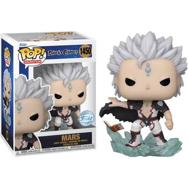 Black Clover POP! Animation Vinyl Figure Mars with Grimoire Exclusive Edition 9 cm