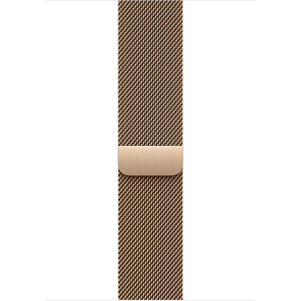 Apple Watch 49/46/45/44mm zlatý milánský tah S/M - Řemínky - Obrázek Q61I000K01