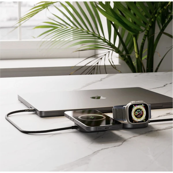ZENS USB C-C Pro 3 MagSafe/Qi2 3v1 nabíječka s USB-C kabelem (140W) černá - Nabíječky - Obrázek Q64L000K01