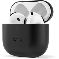 Epico silikonový kryt pro Airpods 4 černý - Pouzdra