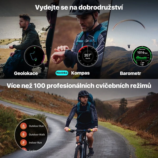 TicWatch Pro 5 GPS chytré hodinky Sandstone - Chytré hodinky - Obrázek Q6E6000701