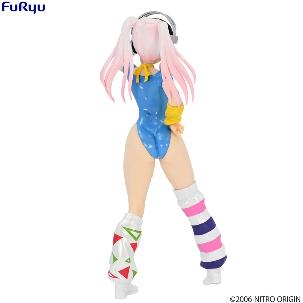 Soška Furyu Super Sonico - Super Sonico Concept Outfit 80's (Blue Version) 18 cm - Sochy a sošky - Obrázek Q6IA000P01