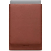 Woolnut kožené Sleeve pouzdro pro 16" MacBook Pro hnědé - Pouzdra