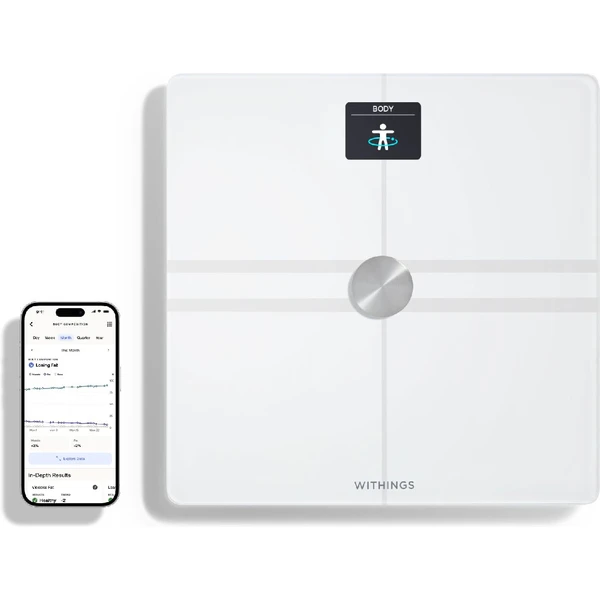 Withings Body Comp Complete Body Analysis chytrá Wi-Fi váha bílá - Chytré váhy - Obrázek Q764G00101