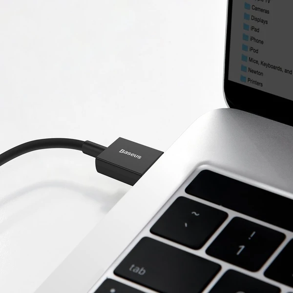 Baseus Superior USB-A/USB-C napájecí kabel 66W 1m černý - Kabely a redukce - Obrázek Q76E300401