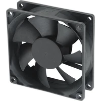 Akasa 80x80x25 černý Low speed OEM - Ventilátory pro PC