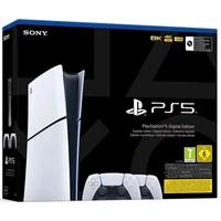 PlayStation 5 Slim Digital Edition 825GB + DualSense Wireless Controller bílý - Konzole