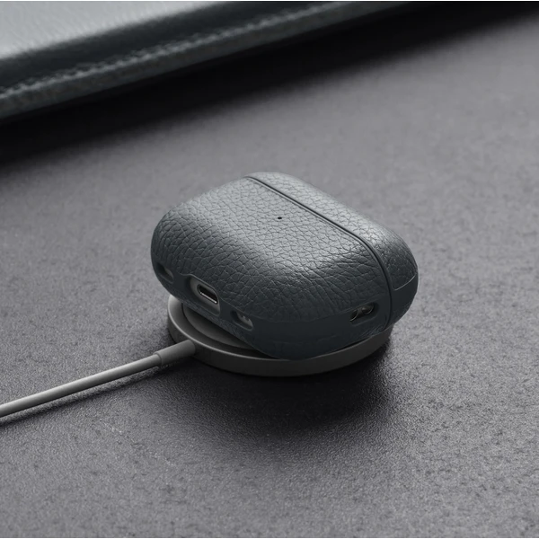 Woolnut Leather kožené pouzdro pro AirPods Pro 2. generace šedé - Pouzdra - Obrázek Q7KR100501
