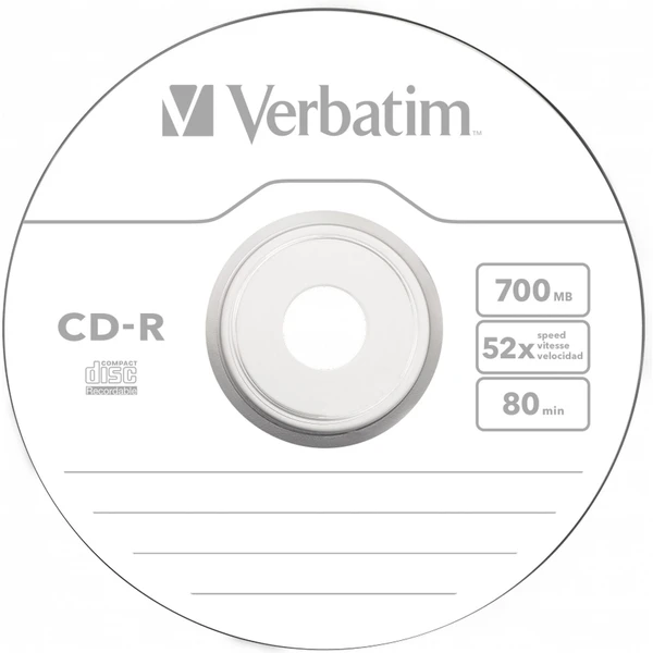 VERBATIM CD-R(50 ks)Spindle/Extra Protection/DL/52x/700MB - Optické disky - Obrázek Q7P2000P01