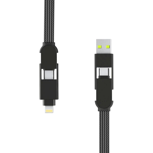 Rolling Square inCharge XL 6v1 napájecí kabel 100W 2m černý - Kabely a redukce - Obrázek Q88K000K01
