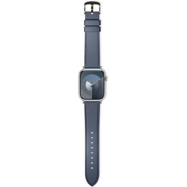 Epico Watch kožený řemínek pro Apple Watch 42/44/45/46/49mm modrý - Řemínky - Obrázek Q8C9000K01