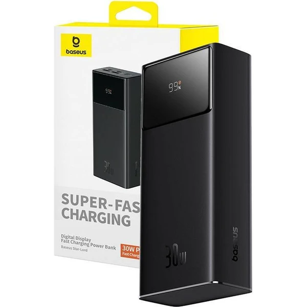 Baseus Star-Lord 30000mAh, 30W černá - Powerbanky - Obrázek Q8ML000K01