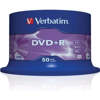 VERBATIM DVD+R(50 ks)Spindle/General Retail/16x/4.7GB - Optické disky