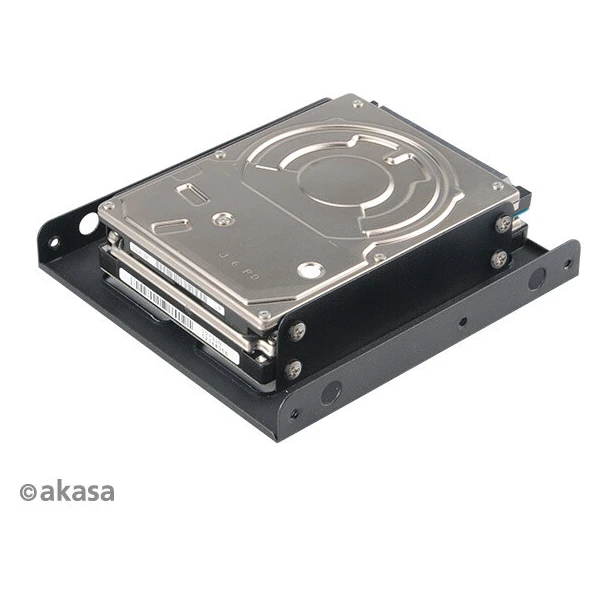 Akasa adaptér pro 2,5" HDD/SSD do 3,5" vč. kabelů (AK-HDA-11) - Rámečky na disky - Obrázek Q94X600301