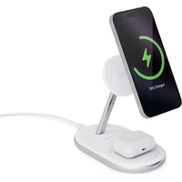 Epico UltraBase Qi2 2v1 Mag+ bezdrátový nabíjecí stojánek bílý - Nabíječky