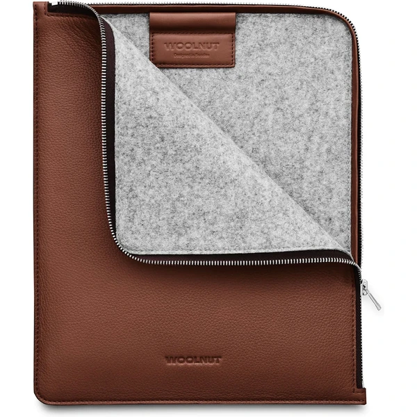 Woolnut Leather Folio kožené pouzdro iPad Pro 12,9"/iPad Pro 13"/iPad Air 13" hnědé - Pouzdra - Obrázek Q9LR100501