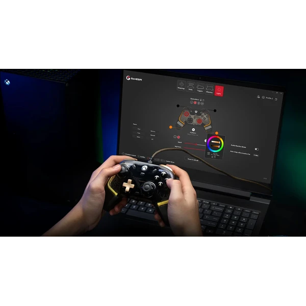 GameSir Kaleid Flux drátový ovladač (PC/XBOX) - Herní ovladače - Obrázek Q9RA000P01