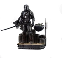 Soška Iron Studios Art Scale 1/10 SW: The Mandalorian - Din Djarin and Grogu 21,3 cm - Sochy a sošky