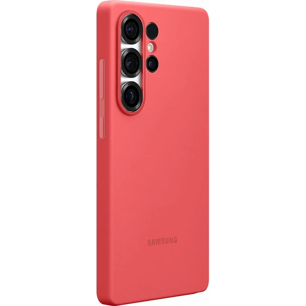 Samsung Silicone Case silikonový kryt Galaxy S25 Ultra červený - Pouzdra - Obrázek QACC000J01