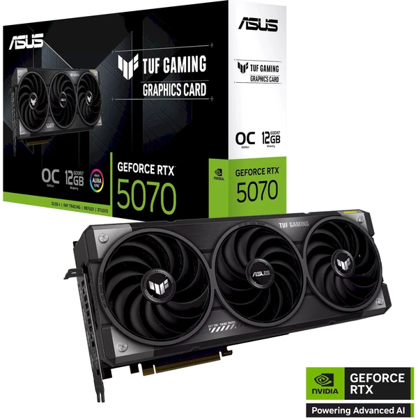 ASUS TUF Gaming NVIDIA GeForce RTX 5070 12GB GDDR7 OC - Grafické karty - Obrázek QADB000K01