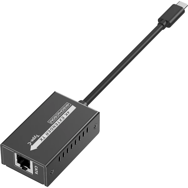 PremiumCord USB-C na HDMI extender přes patch kabel Cat5e/6/6a 4K@60Hz na 60m - Ostatní - Obrázek QAPF000K01