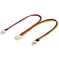 PremiumCord rozdvojka pro napájení ventilátorů 3pin 0,22m - Kabely a redukce
