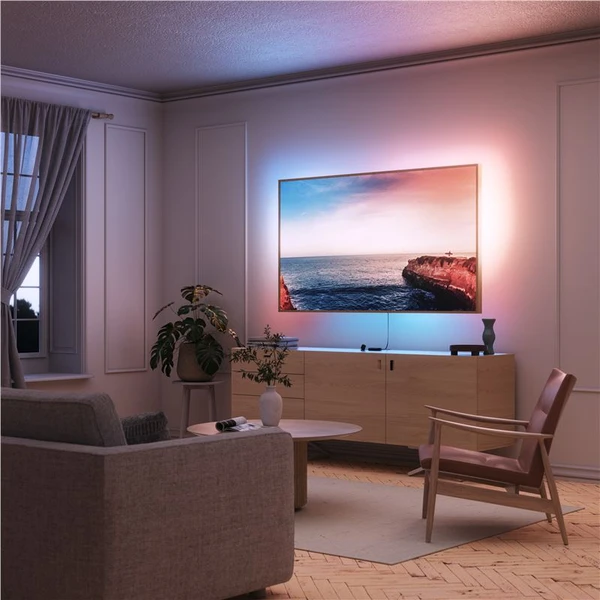 Nanoleaf 4D TV Screen Mirror + chytré LED pásky Starter Kit 4 metry pro televize až do 65'' / 165cm - Chytrá osvětlení - Obrázek QBK2000K01