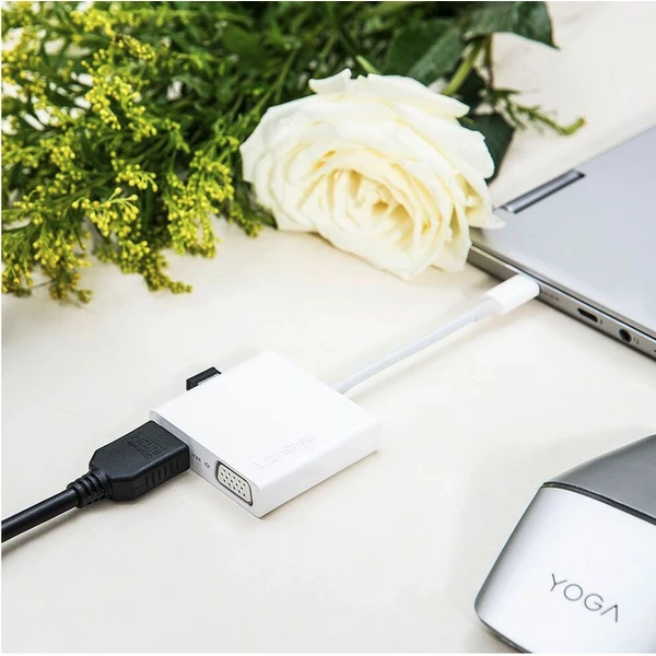 Lenovo USB-C 3-in-1 Hub - USB huby - Obrázek QBZO300301