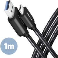 AXAGON USB-C/USB-A napájecí kabel 1m černý - Kabely a redukce