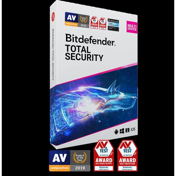 Bitdefender Total Security 10 zařízení/24 měsíců el. licence - Software elektronické licence - Obrázek QDLE100501
