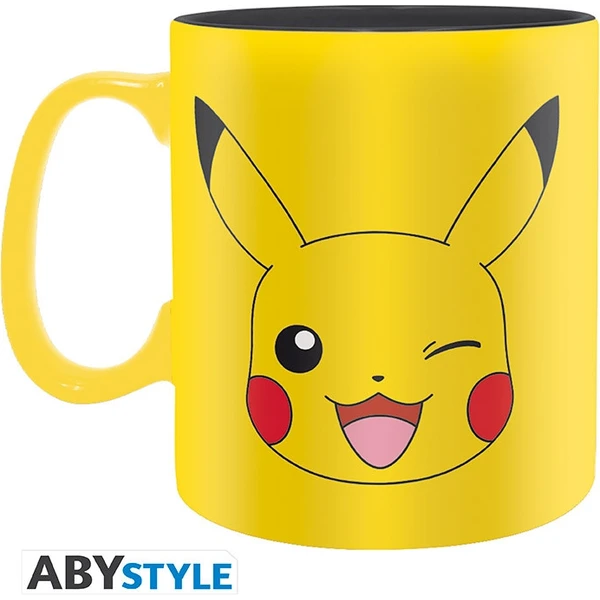 Hrnek Abysse Corp Pokémon - Pikachu Face 460 ml - Hrnky - Obrázek QDXH000K01
