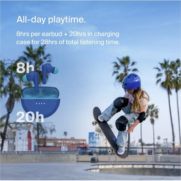 Belkin SOUNDFORM™ Nano 2 dětská bezdrátová sluchátka modrá - Sluchátka - Obrázek QECF000O01