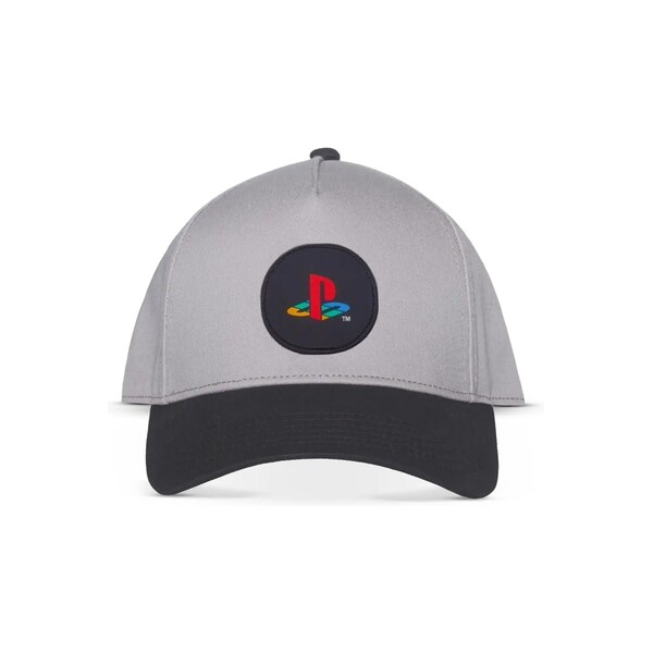 Kšiltovka Difuzed PlayStation - Round Logo Černá/šedá