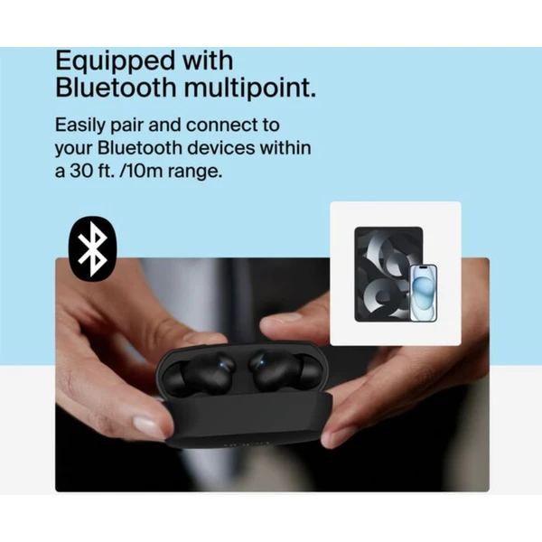 Belkin SOUNDFORM™ Rhythm bezdrátová sluchátka černá - Sluchátka - Obrázek QFCF000O01