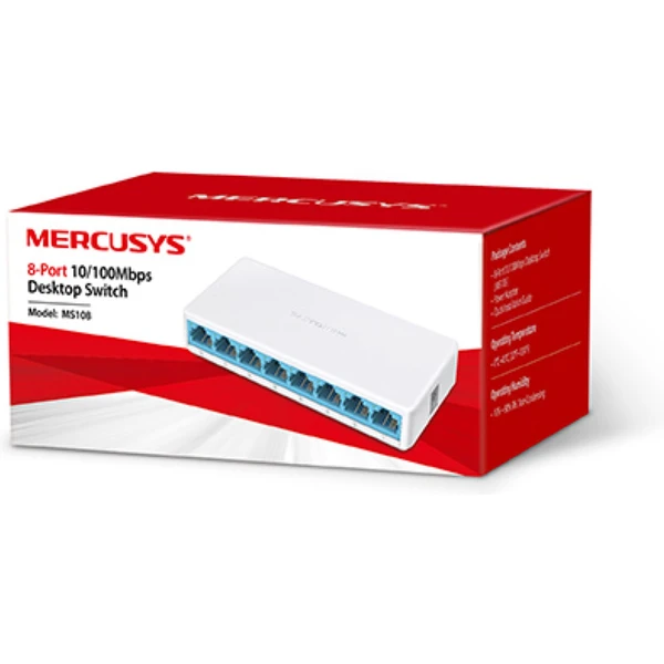 Mercusys MS108 switch - Switche - Obrázek QFR7300401