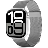 Epico Watch Strap milánský tah 38/40/41/42mm stříbrný - Řemínky