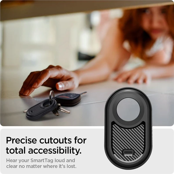 Spigen Rugged Armor pouzdro Samsung Galaxy Smart Tag 2 2023 černé - Pouzdra - Obrázek QGV3000N01