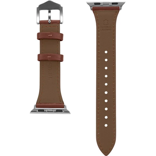 Spigen Kajuk Watch Band řemínek Apple Watch 41/40/38mm hnědý - Řemínky - Obrázek QHC5000L01
