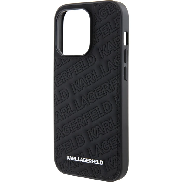Karl Lagerfeld PU Quilted Pattern kryt iPhone 15 Pro Max černý - Pouzdra - Obrázek QHI8000601