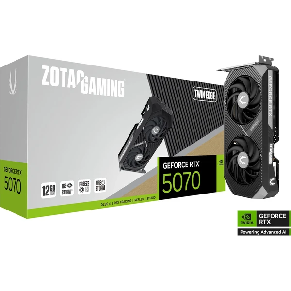 ZOTAC NVIDIA GeForce RTX 5070 Twin Edge (Další) - Grafické karty - Obrázek QHLI000K01